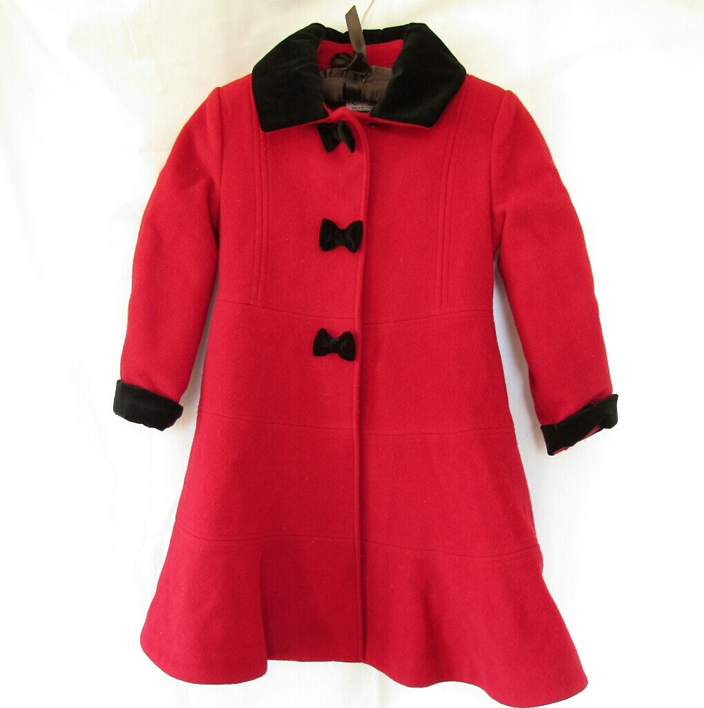 Rothschild Red and Black Kids Coat